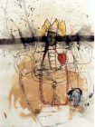 "Sans titre" technique mixte sur papier, 1993-95