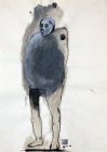 "Sans titre" technique mixte sur papier, 1993-95
