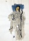 "Sans titre" technique mixte sur papier, 1993-95