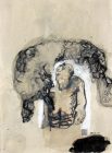 "Sans titre" technique mixte sur papier, 1993-95