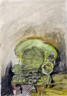 "Sans titre" technique mixte sur papier, 1993-95