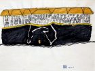 "Sans titre" technique mixte sur papier, 1993-95