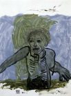 "Sans titre" technique mixte sur papier, 1993-95