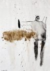 "Sans titre" technique mixte sur papier, 1993-95