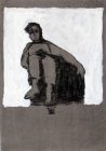 "Sans titre" technique mixte sur papier, 1993-95