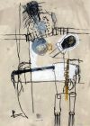 "Sans titre" technique mixte sur papier, 1993-95