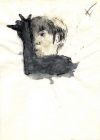 "Sans titre" technique mixte sur papier, 1995