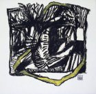 "jardin" crayon sur papier, 2000