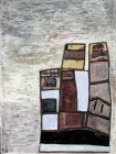 "Sans titre" acrylique sur papier marouflé, 2001