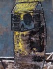 "Maison" huile sur papier marouflé sur toile, 2003