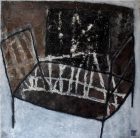 "Chaise" huile sur papier marouflée sur toile, 2002