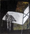 "Chaise" huile sur papier marouflée sur toile, 2002