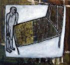 "Chaise" huile sur papier marouflée sur toile, 2002